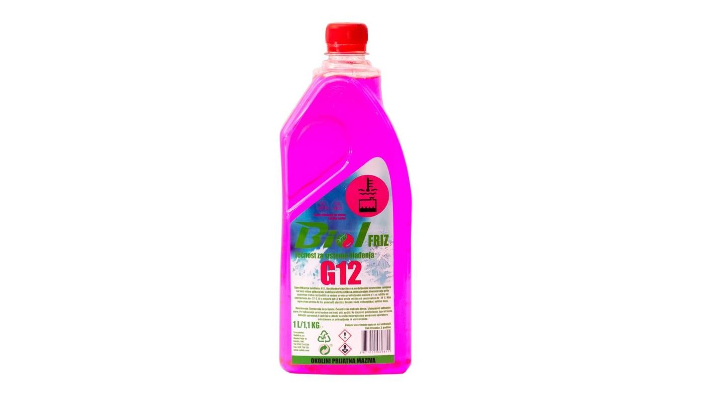  Antifrizi G12 ( koncentrat i rastvor -40)